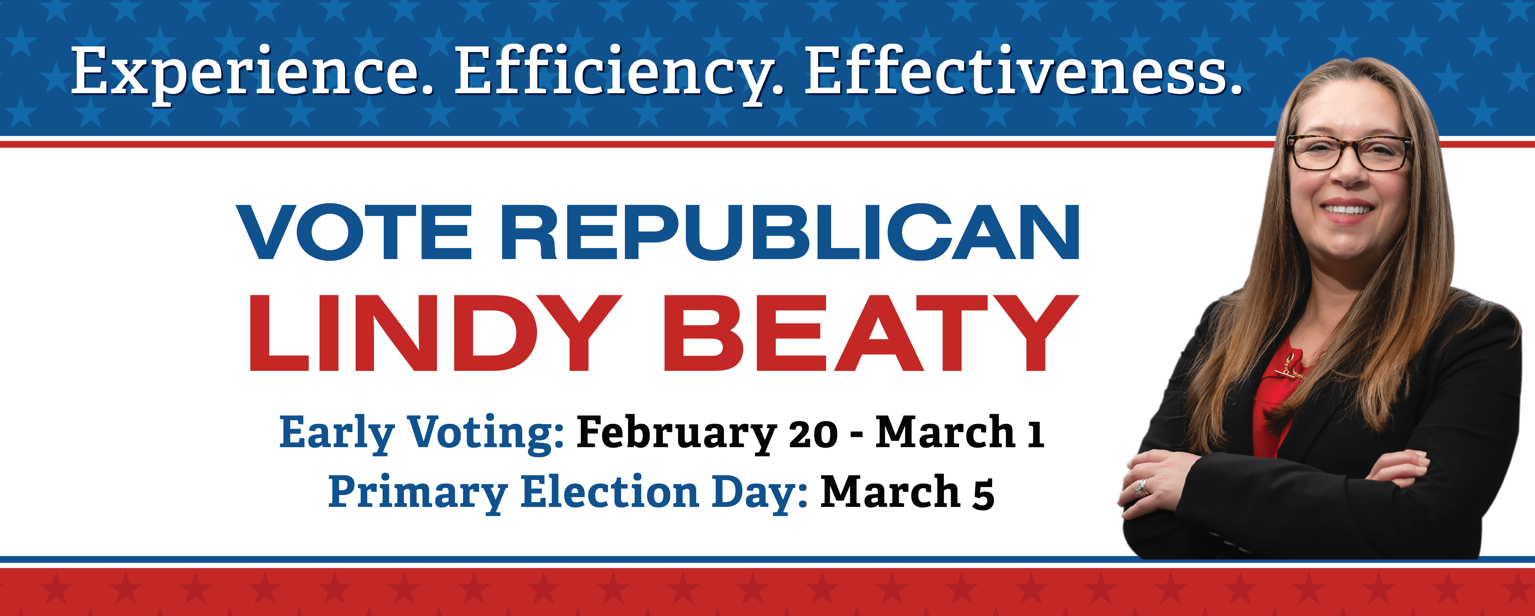 Vote Republican Lindy Beaty
